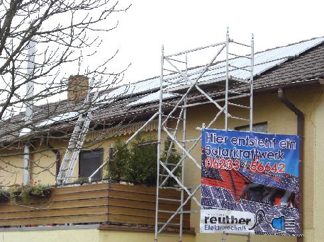 Dach Gerüst Mü kl